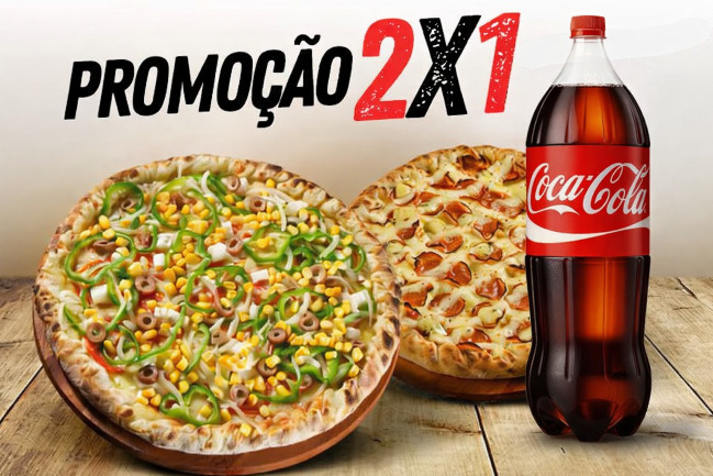 2 Pizza PP + 1 Refrigerante 2L